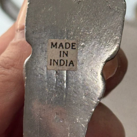 Silver Rabbit‎ Napkin Rings Set Easter decor - Picture 2 of 3